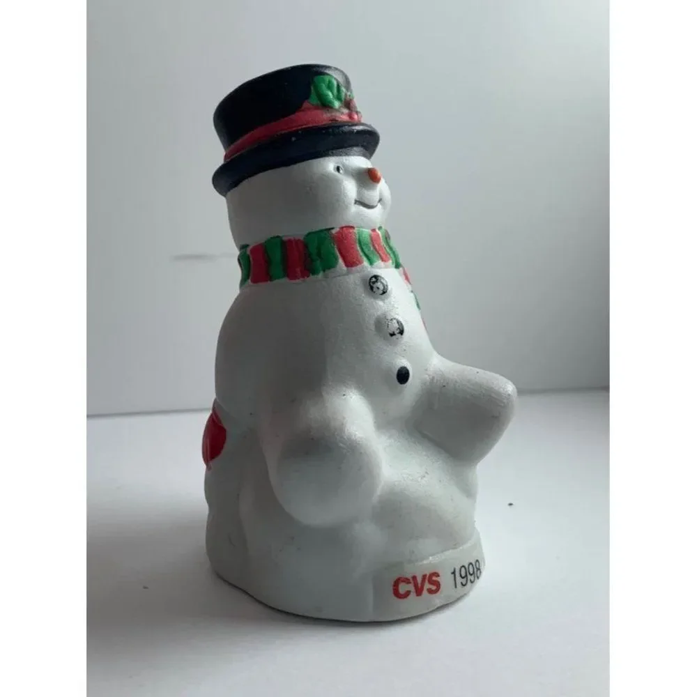Vintage 1998 CVS Snowman Christmas Tree Ornament
